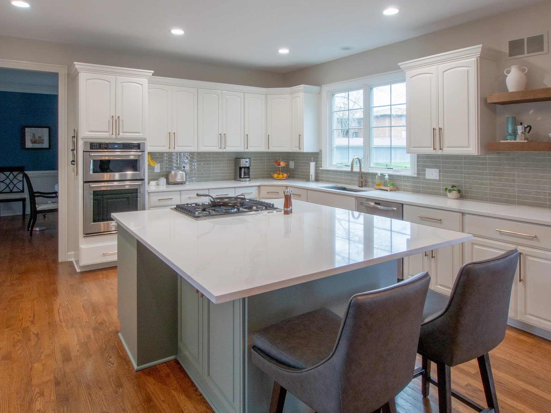 Kitchen Cabinet Painting in Downers Grove by Bayern Builders